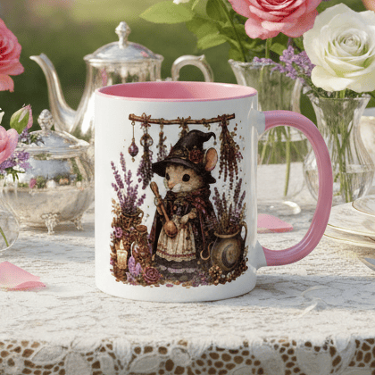 Mouse Witch Herbalist Cottagecore Ceramic Mug – Thorn & Thimble