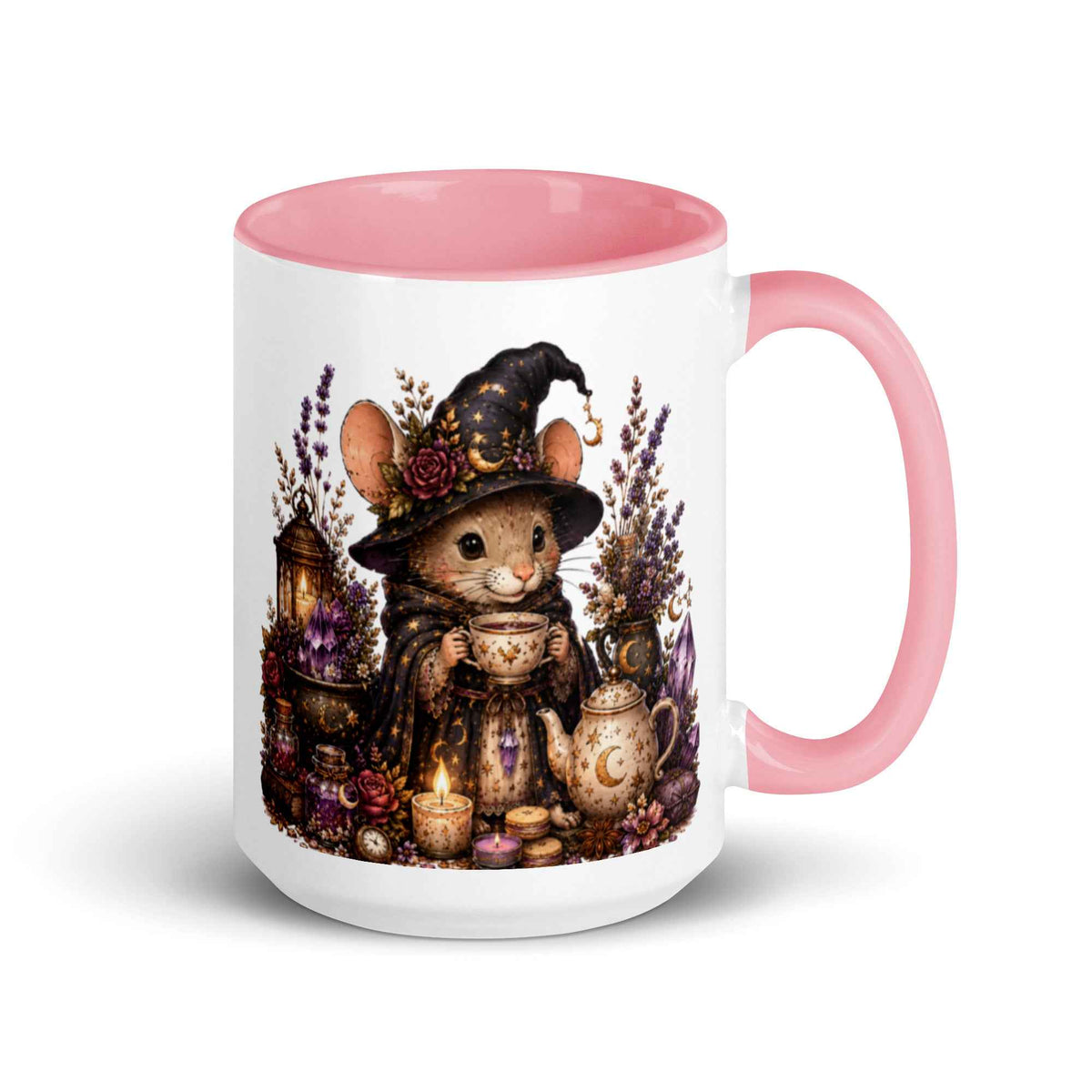 Mouse Witch Tea Party Cottagecore Ceramic Mug – Thorn & Thimble